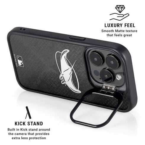 MLB Tampa Bay Rays Dark Wash iPhone 14 Pro Kickstand Case